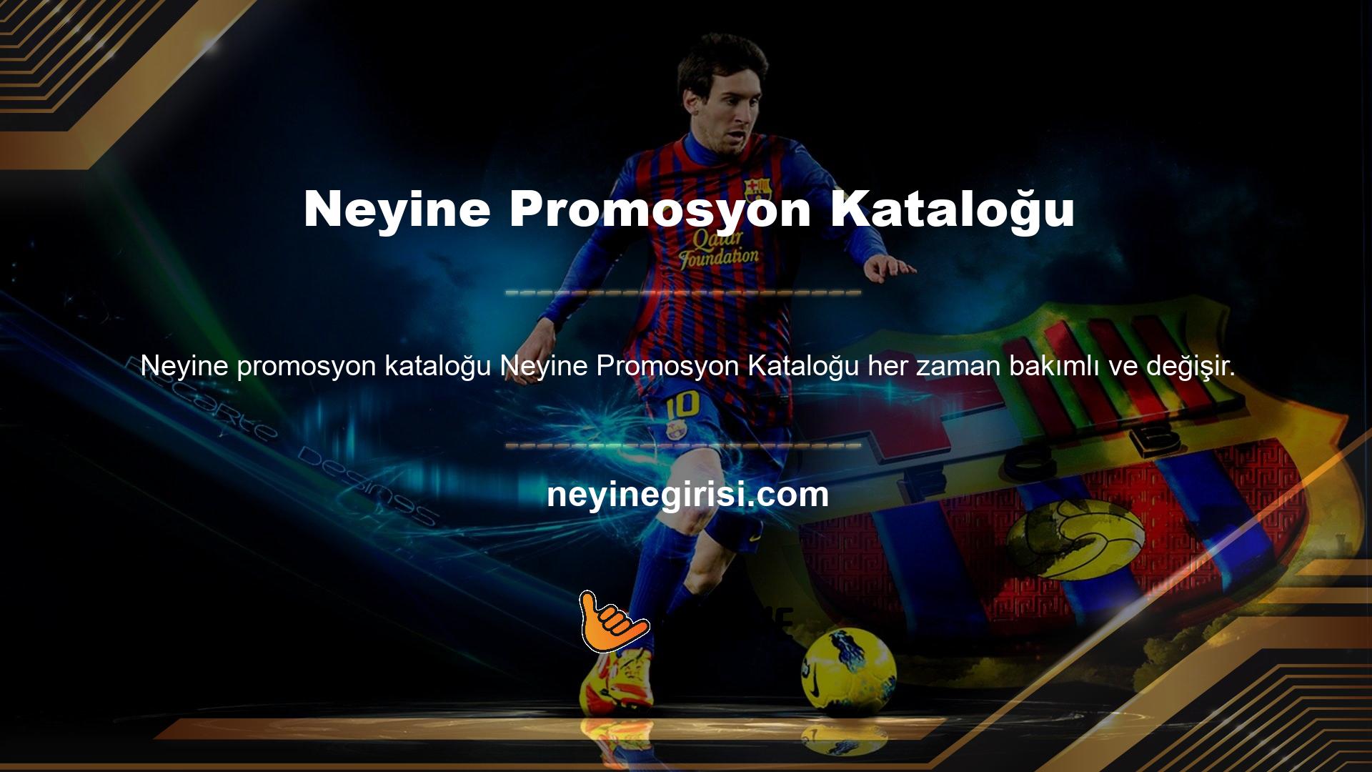 Site genellikle yeni teklifler gösterir